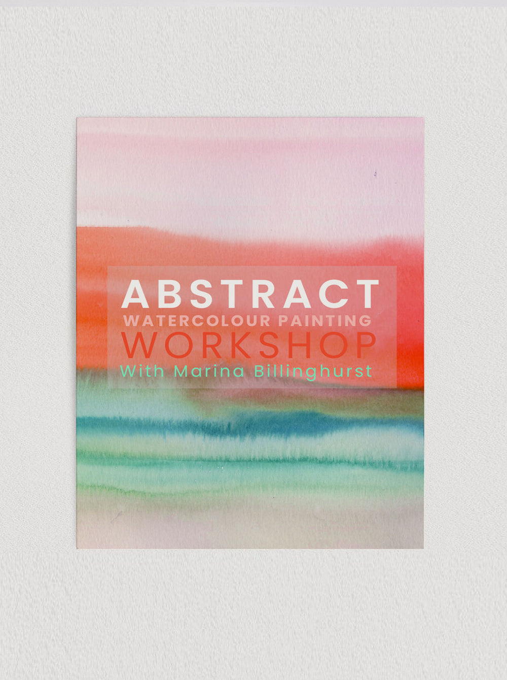 Abstract Exploration Watercolour Painting Workshop