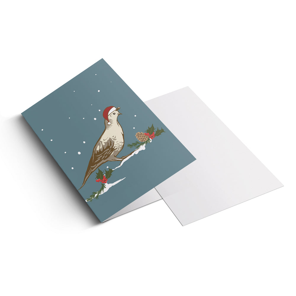 
                      
                        5x7 Notecard - Christmas Quails
                      
                    