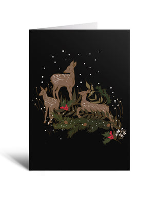 5x7 Notecard - Christmas Deer