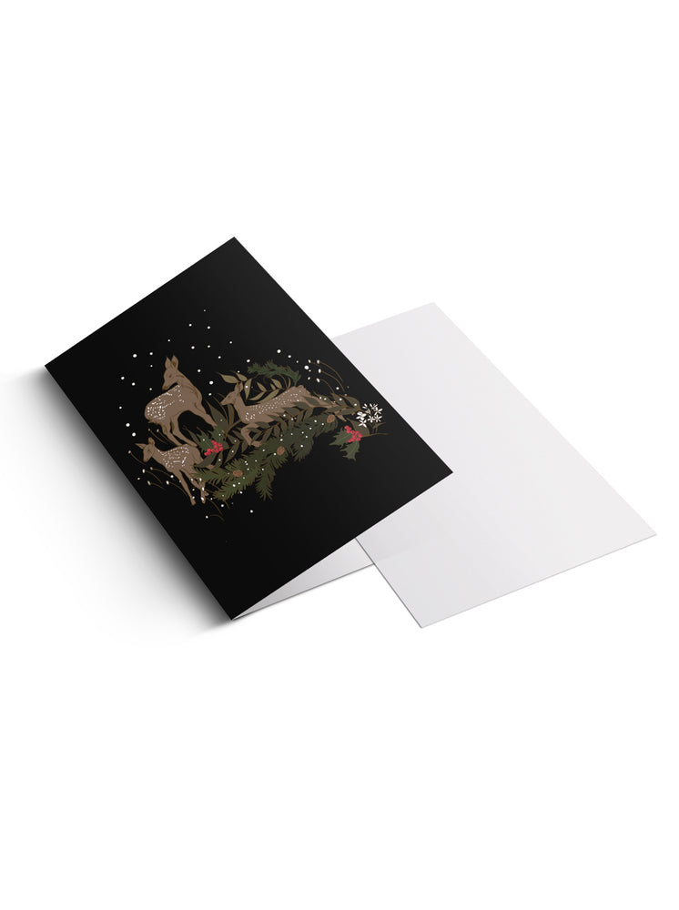 5x7 Notecard - Christmas Deer