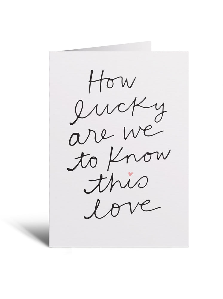 5x7 Notecard - Lucky Love