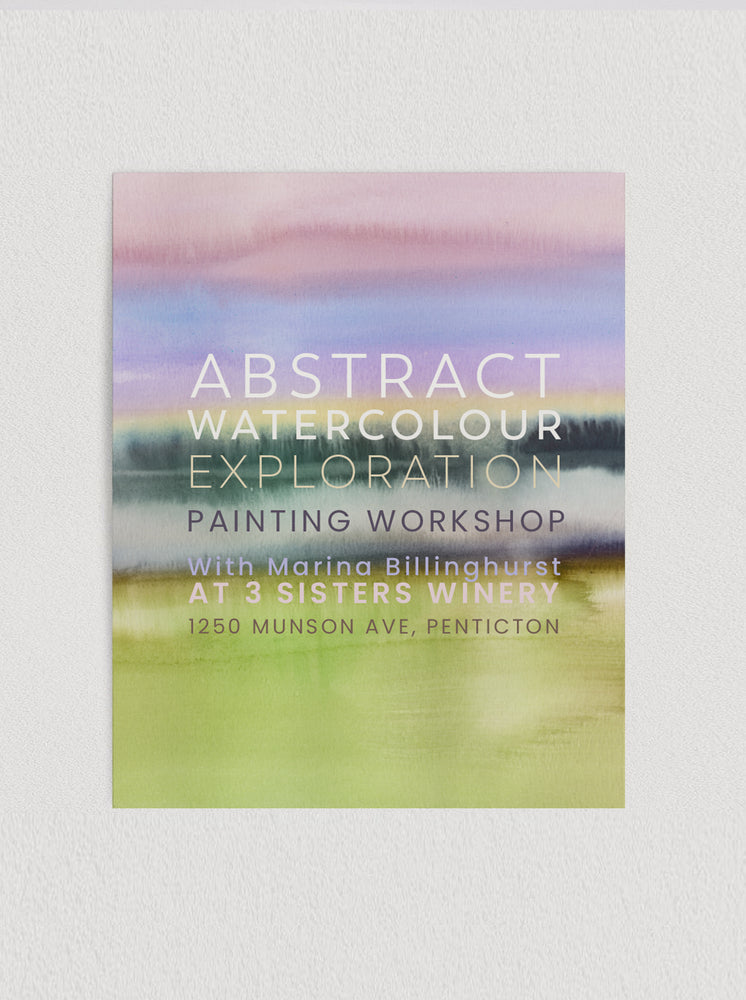 
            
                Load image into Gallery viewer, Spring Abstract Watercolour Painting Workshop
            
        