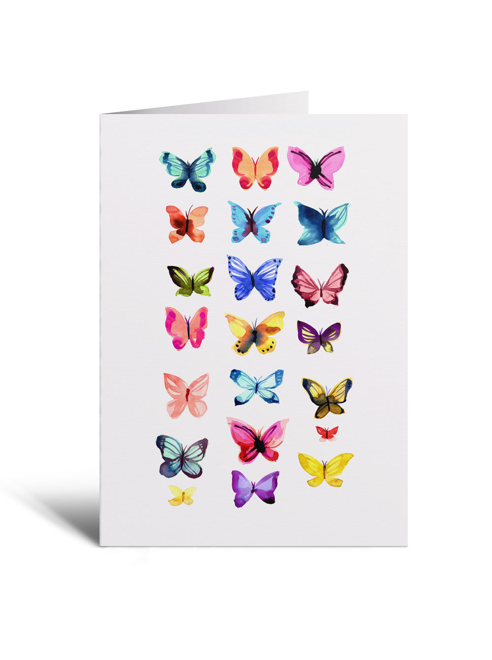 5x7 Notecard - Butterflies