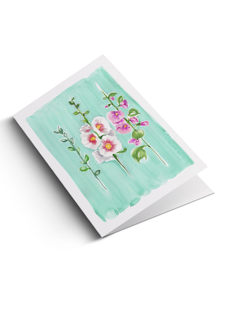 
            
                Load image into Gallery viewer, 5x7 Notecard - HollyHock
            
        