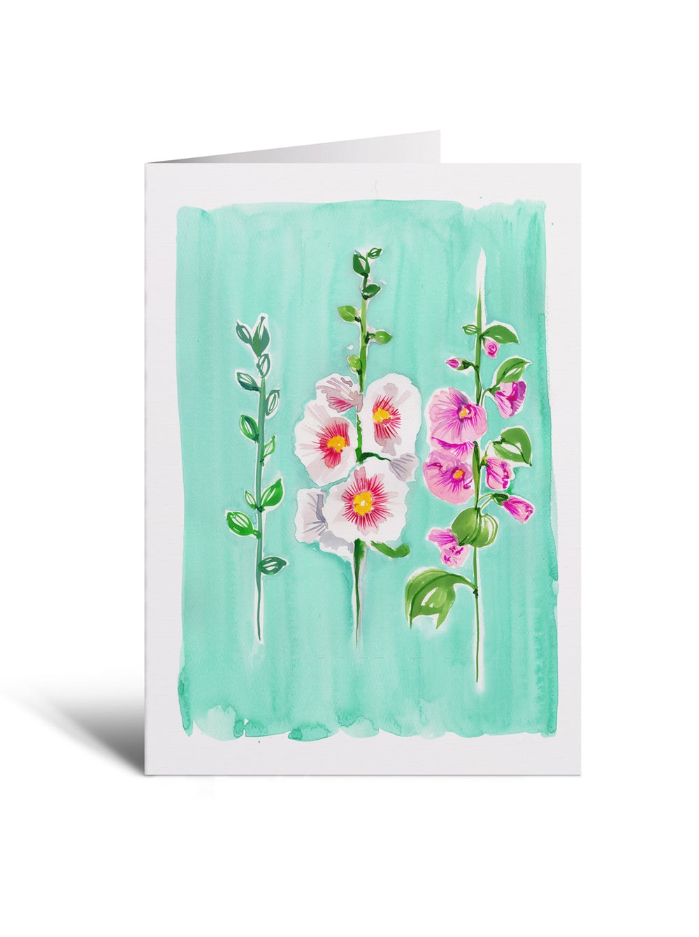 5x7 Notecard - HollyHock