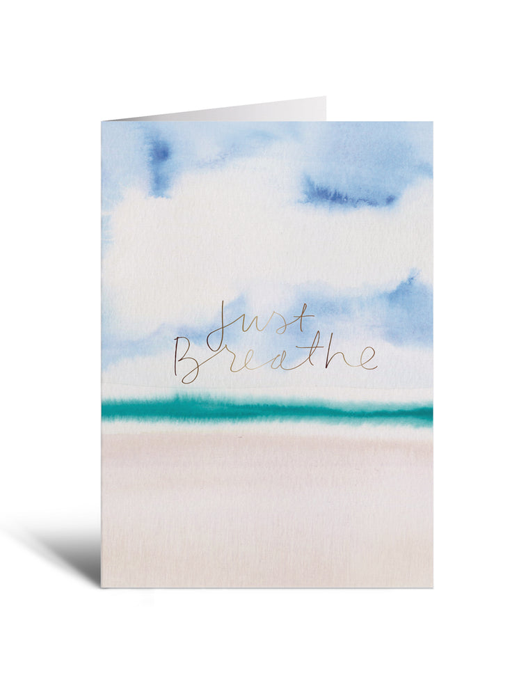 Just Breathe - Notecard