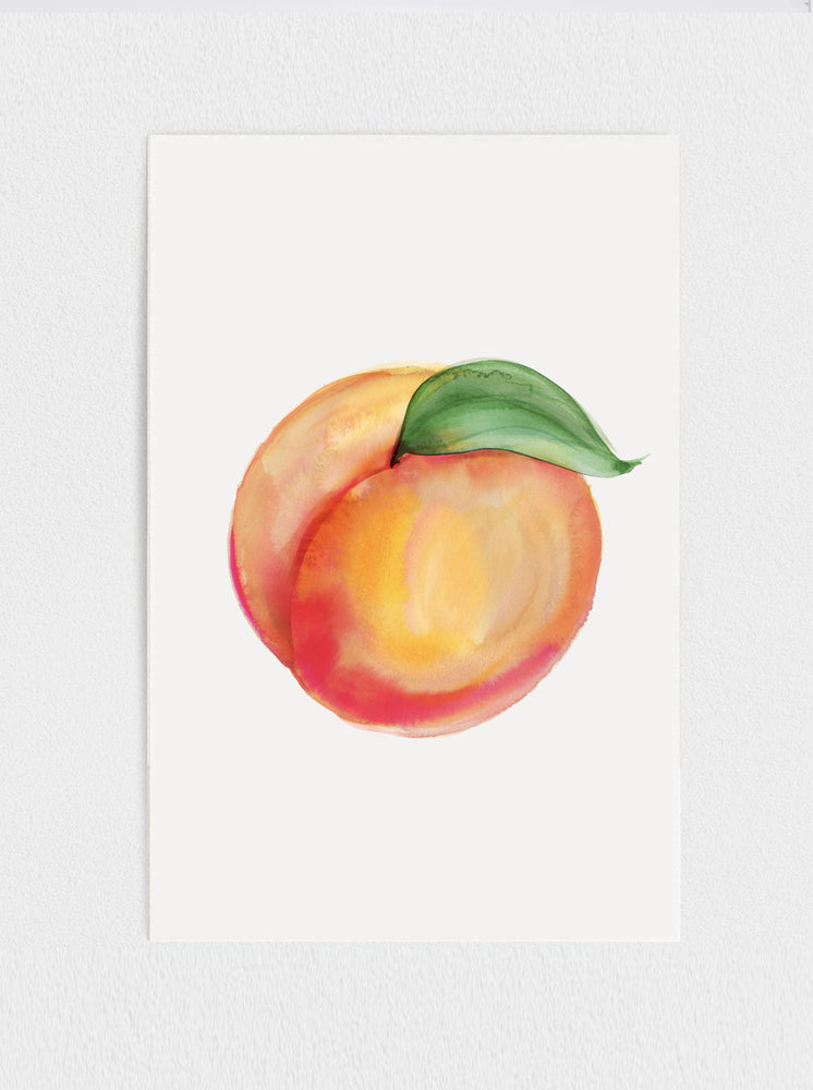 Fuzzy Peach Print