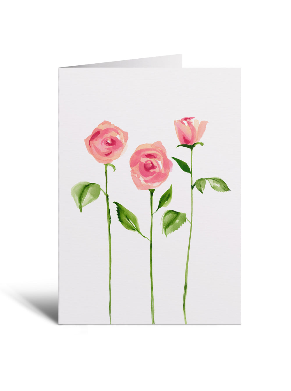 5x7 Notecard - Three Roses