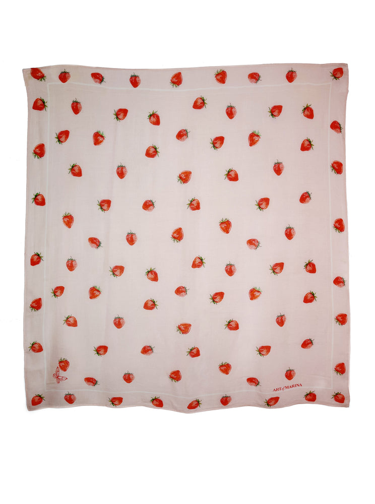 Strawberry Blanket Scarf