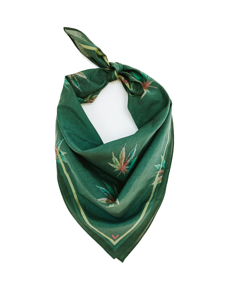 
            
                Load image into Gallery viewer, Mary Jane Cannabis Handkerchief
            
        