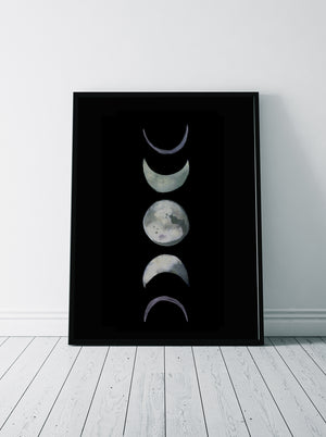 Moon Phases No.2 - Black